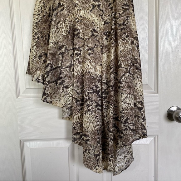 Free People Snake/Animal Print Midi Length Dress - Picture 6 of 11